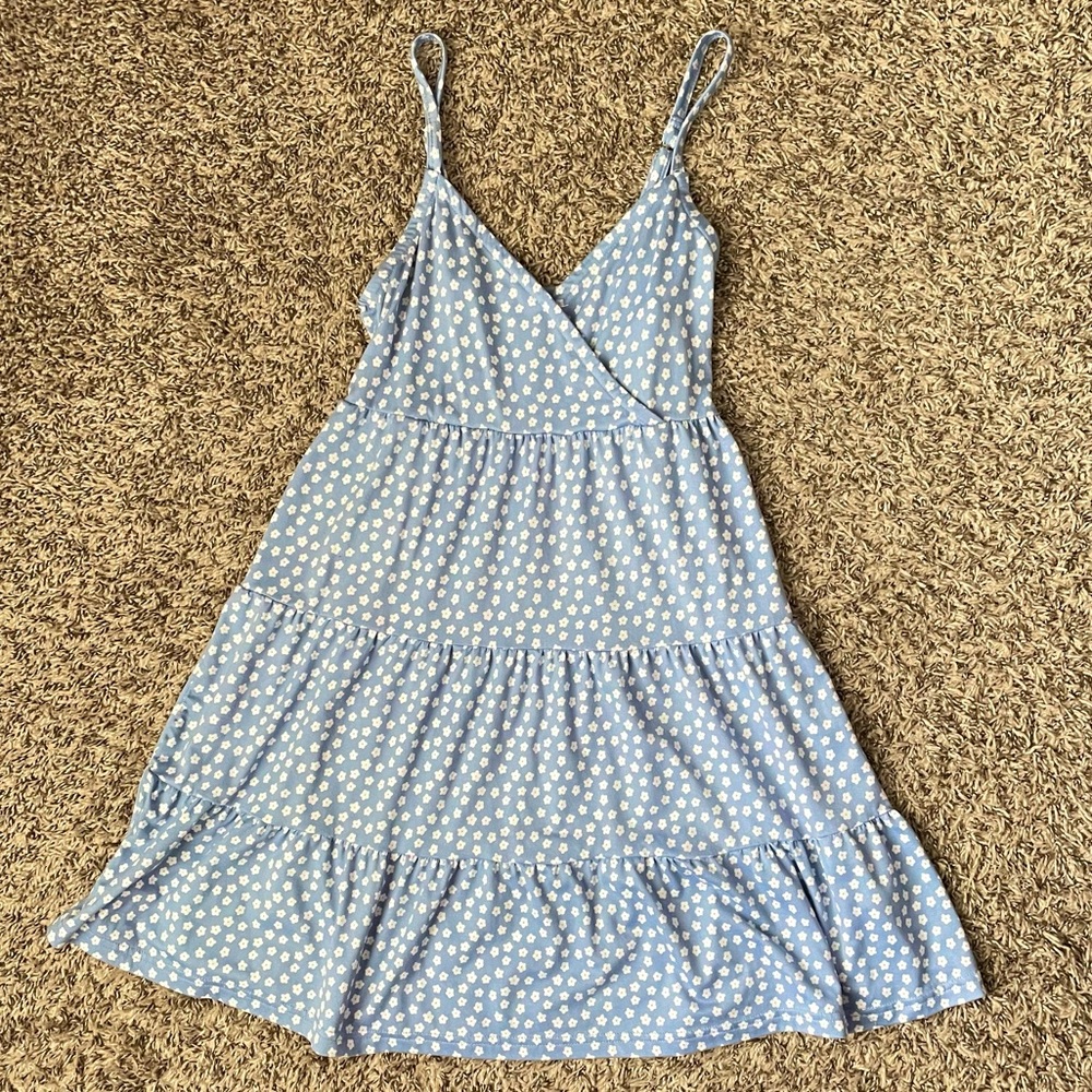 Hollister Blue Floral Dress